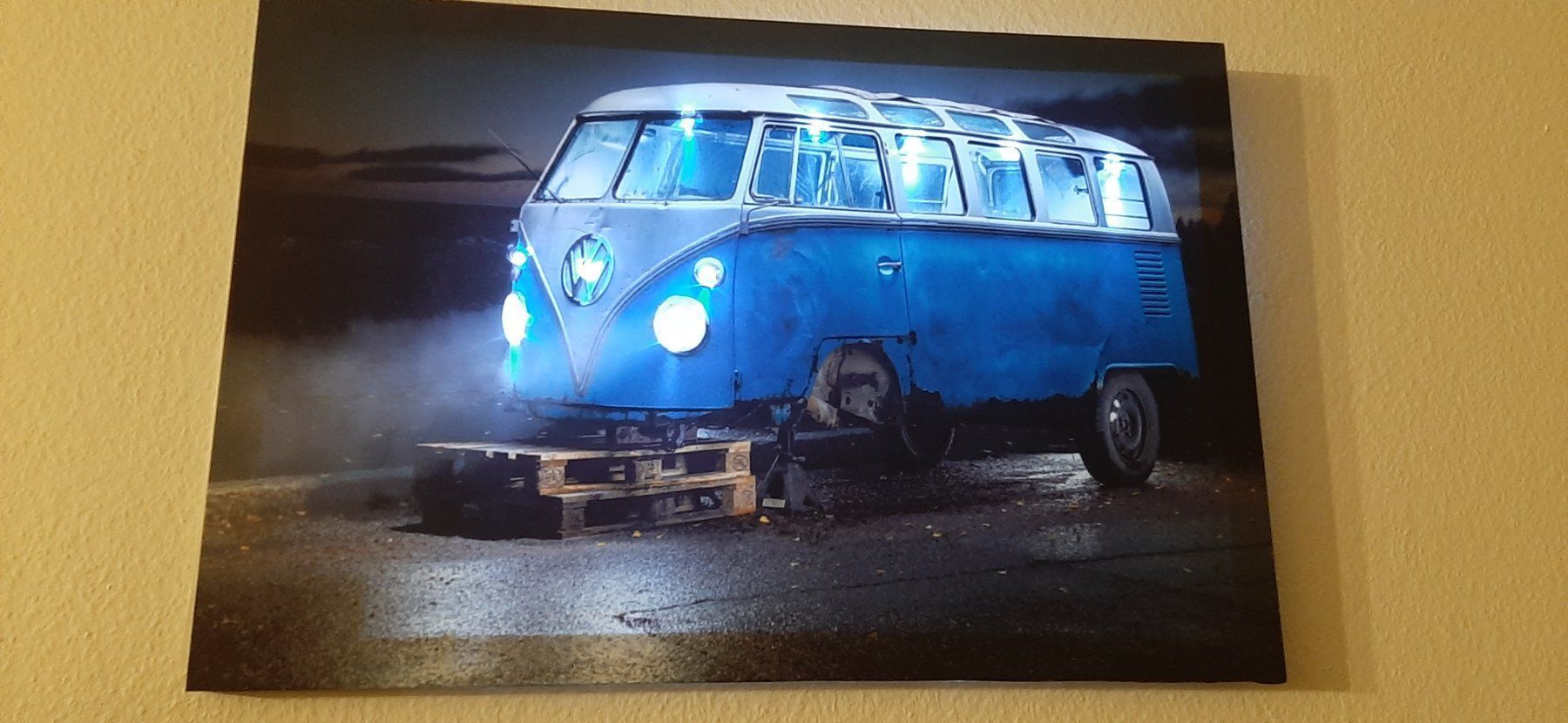 Cornici: LED VW T1 Samba Kunstbild – Nuovo e nell'imballaggio originale da Kilchberg ZH venduto da ruedi34 1