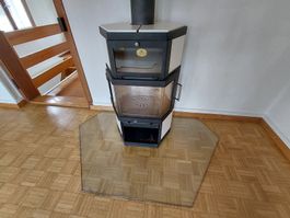 Hase Pavillon 1 Kaminofen, guter Zustand mit Glasscheibe