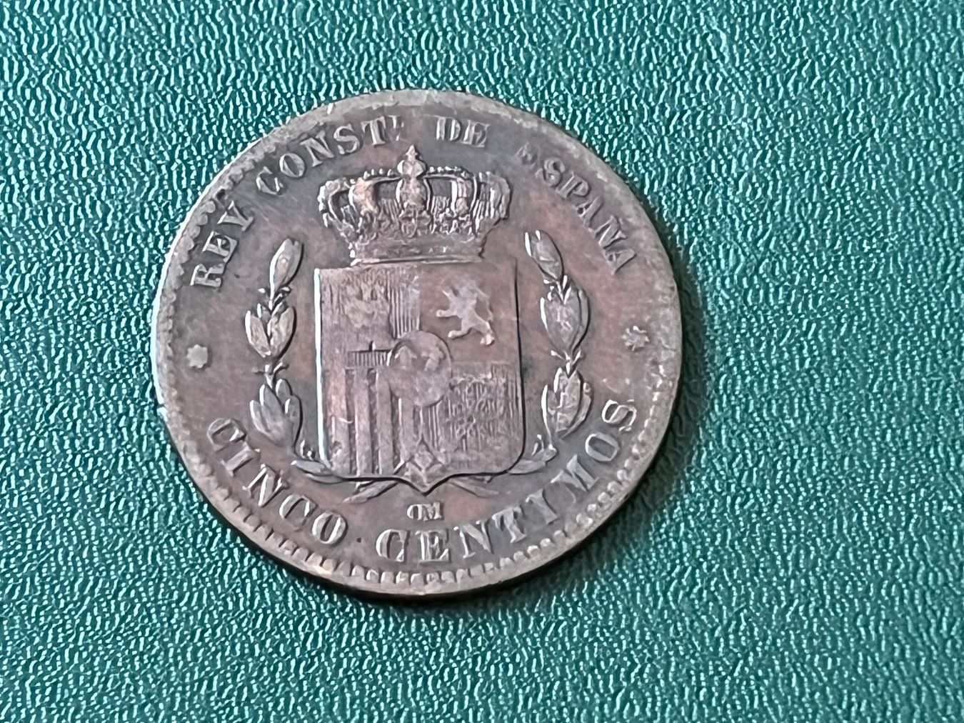 Tutti le monete: Alfonso XII 5 Centimos  1879 Spanien – Usato da Neuenhof venduto da Shadow- 1