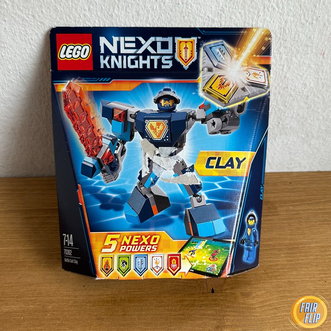 Lego Giocattoli: LEGO 70362 Nexo Knights - Clay – Nuovo e nell'imballaggio originale da Luzern venduto da fairflip