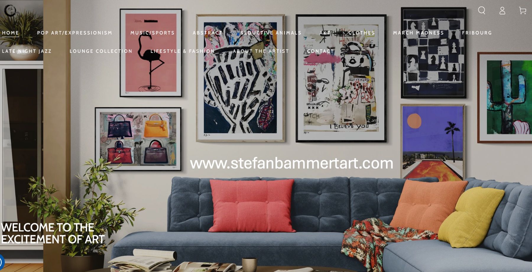 Posters & Illustrations: Kunst Stefan Bammert Modern Art Abstrakt Expressionismus – Neuf (Voir description) à St. Niklausen LU par Stefan_Bammert_Art 3