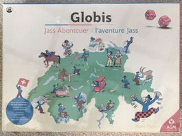 Familienbrettspiel GLOBIS JASSABENTEUER (von AGM) / NEU