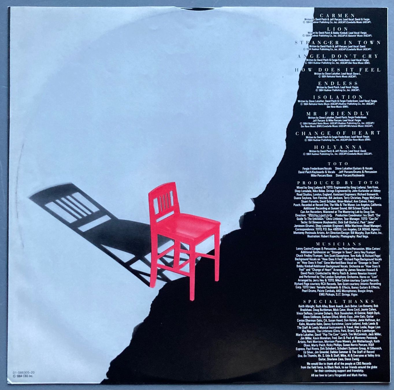 Vinyles: TOTO - ISOLATION – D'occasion à Poliez-Pittet par Newtown-Records 2
