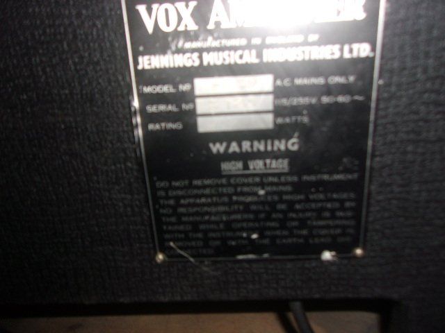Vox Verstärker: Vox AC 50 von 1967 – Gebraucht aus Brittnau von hei_7jdk 2