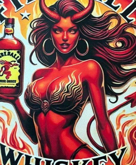 Schilder: Fireball Hot Devil - Schönes Blechschild - 20 CM - neu!!! – Neu und originalverpackt aus Bremgarten AG von Eurotiz
