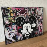 Mickey Mouse Pop Art Kunst Bild Original Amore Champagner