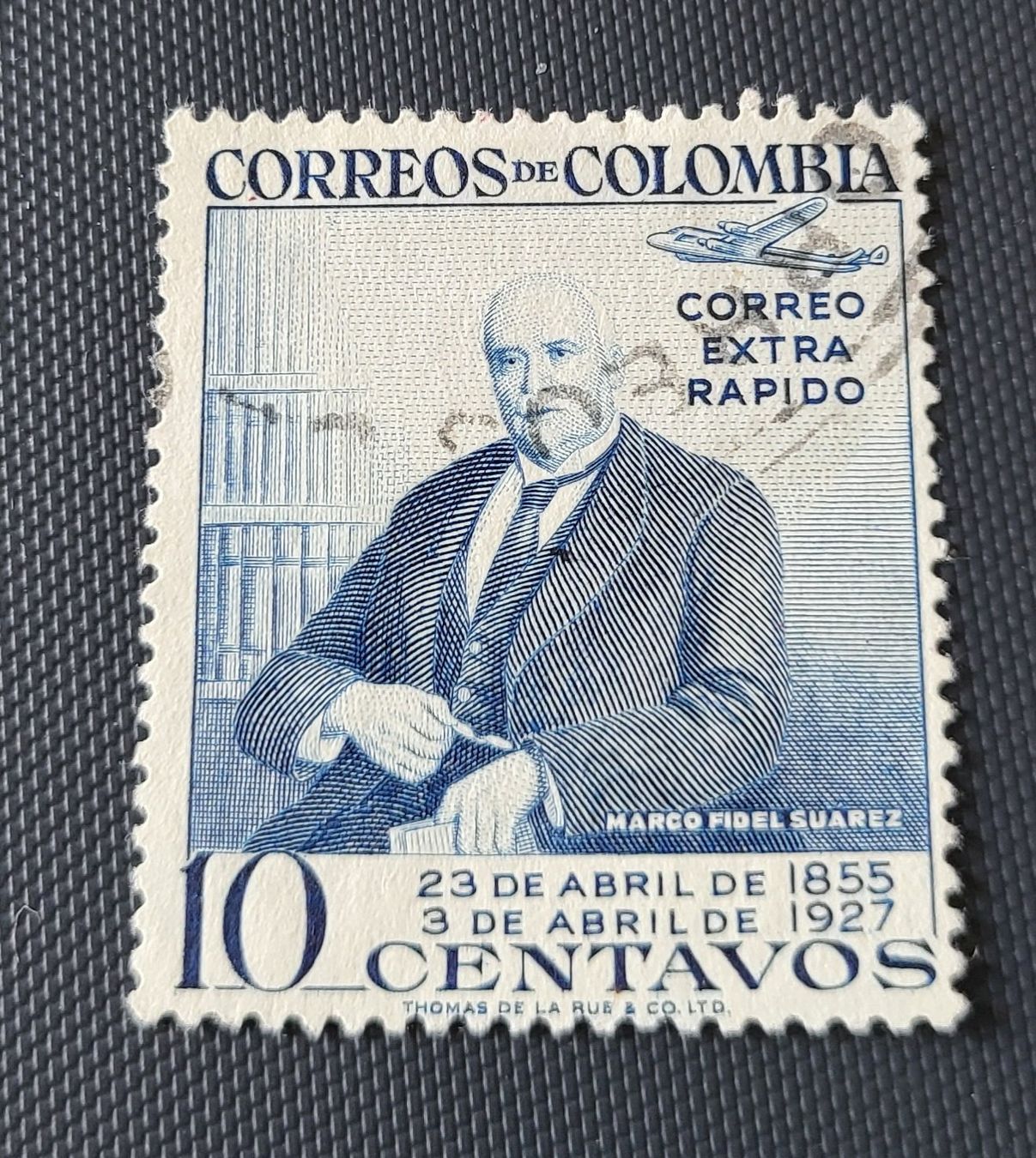 Tutti i francobolli: Kolumbien 1955 alte briefmarke – Usato da St Gallen venduto da Stampsalshobby
