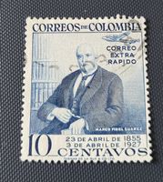 Kolumbien 1955 alte briefmarke