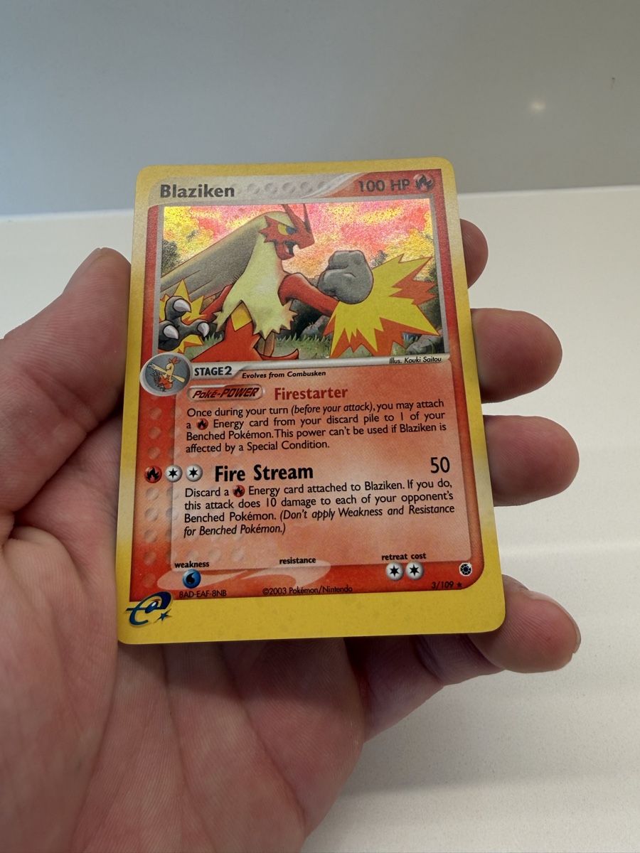 Pokémon Sammelbilder & Trading cards: Blaziken Holo Rare EX Ruby & Sapphire 2003 – Gebraucht aus Arlesheim von WungaBunga 3