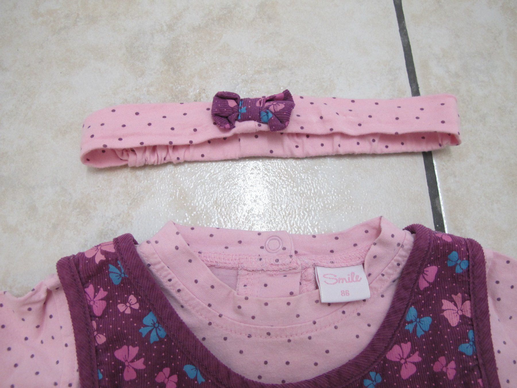 Ensembles coordonnés: Langarmshirt mit Tunika Gr. 86 + Haarband – D'occasion à Rheinfelden par zwitschi_09 2