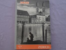 Merian Heft Zürich, Rarität, guter Zustand, 1958