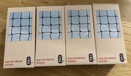 Tiaki Katzenschutznetz schwarz 2x1.5m neu 4 Stück, unbenutzt