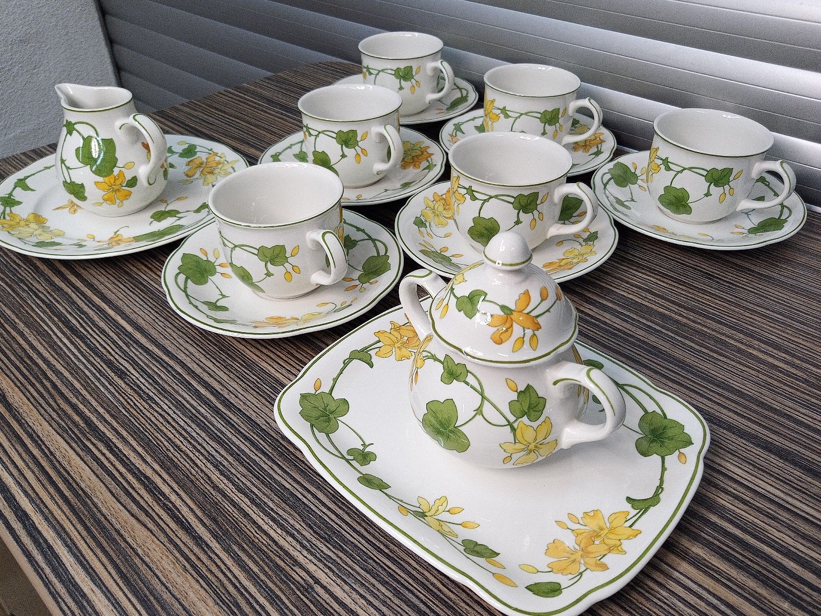 Villeroy & Boch Geschirrsets: Villeroy & Boch Geranium Kaffeeservice – Gebraucht aus Reiden von Zofi-Brocki