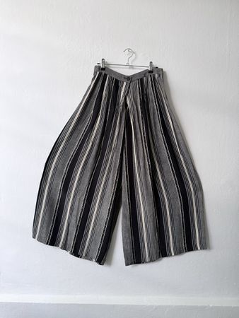 Hosen Damen gestreift Viskose Grösse S/M