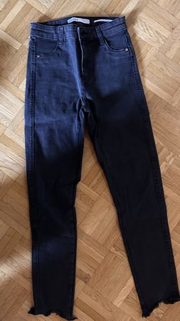 Bershka Black High-Waisted Jeans