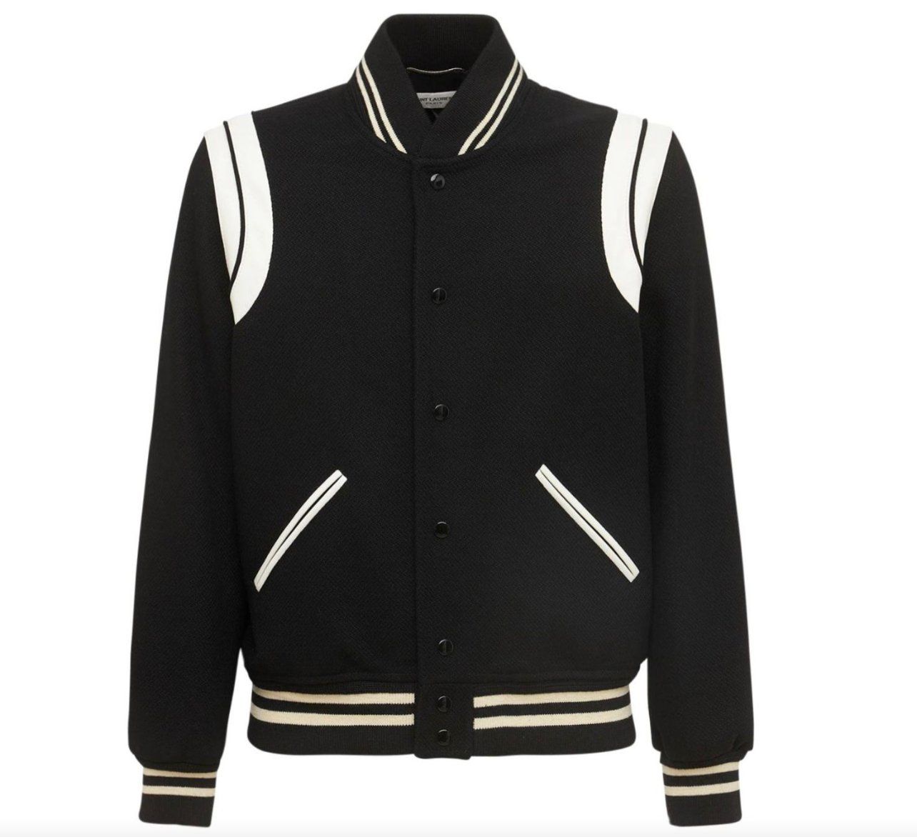 Saint Laurent Giacche: Saint Laurent Teddy wool jacket / Varsity Jacket – Usato da Rudolfstetten venduto da helenico23