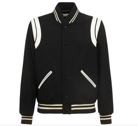 Saint Laurent Teddy wool jacket / Varsity Jacket