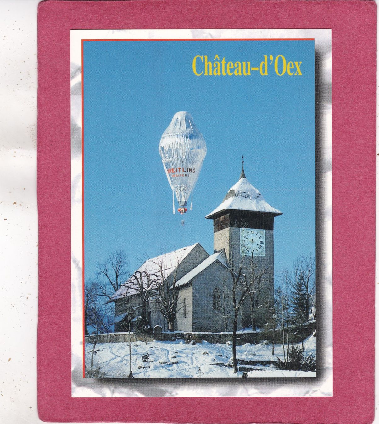 Cartoline postali: Château-d' Oex Breitling Orbiter – Usato da Herisau venduto da Lisegrat2008