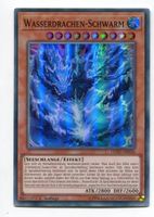 Yu-Gi-Oh! Wasserdrachen Schwarm Super Rare LEDU-DE036
