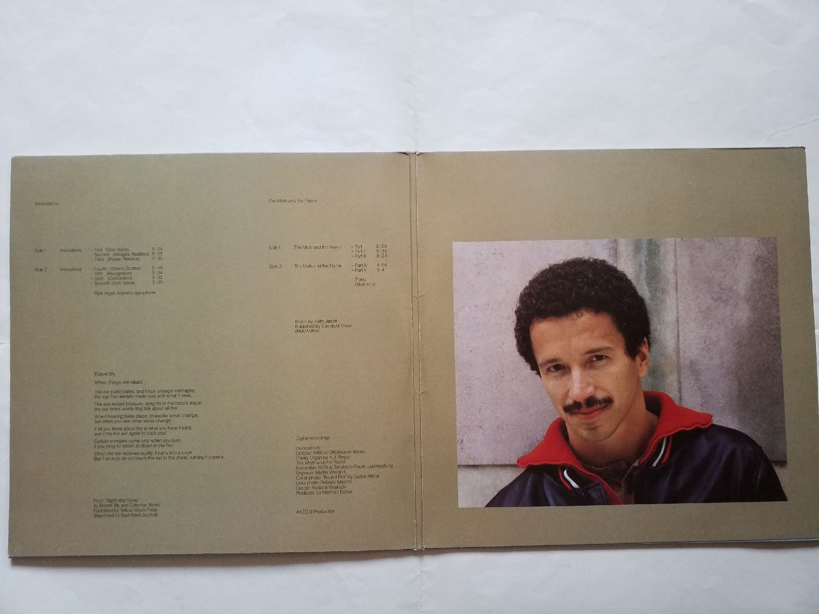 Schallplatten: KEITH JARRETT,  invocations ........ 1st 1981 press  - NEW - – Neu (gemäss Beschreibung) aus Yverdon-les-Bains von Jacotreut 2