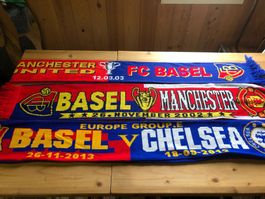 3x FC Basel Match-Schal