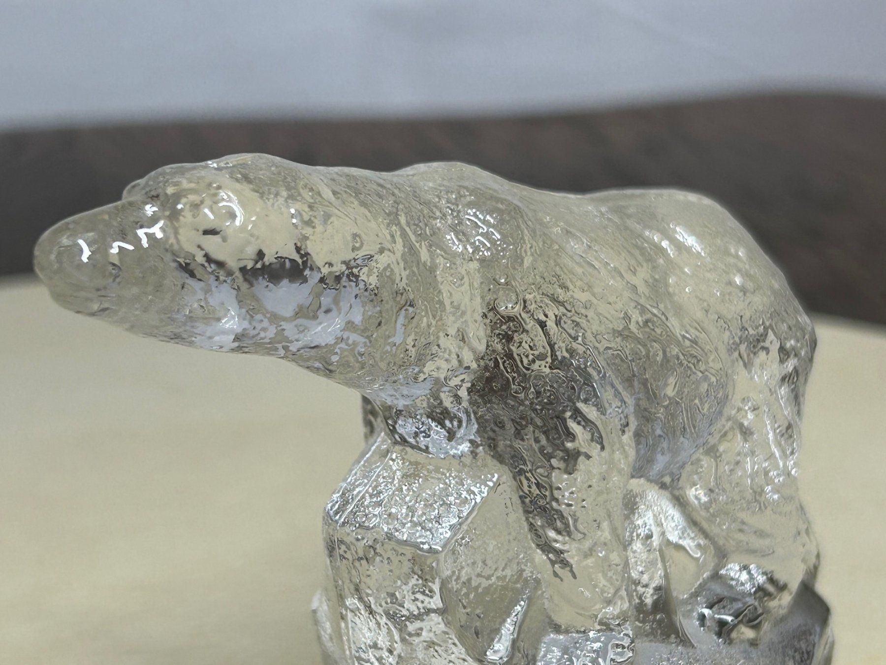 Statuette: Eisbären-Skulptur in Glas – Nuovo (secondo la descrizione) da Rocourt venduto da Vijay02 4