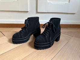 CULT GAIA - Wildleder Stiefelette schwarz 35