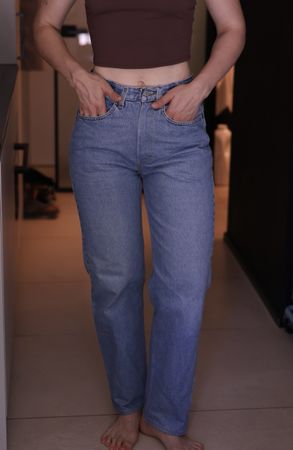 Vintage Levi's High Waisted Jeans (ca. W27/W28)-Top Zustand
