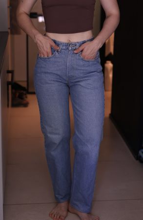 Vintage Levi's High Waisted Jeans Top Zustand