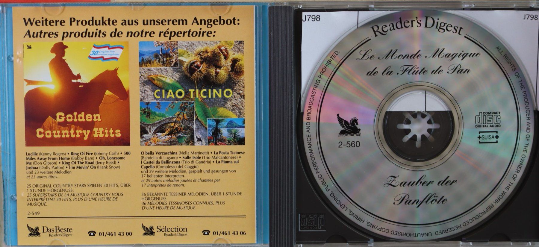 CD: Zauber Der Panflöte – Usato da Luzern venduto da CONTENTI 1