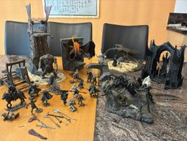Herr der Ringe Konfolut Figuren und Diarama