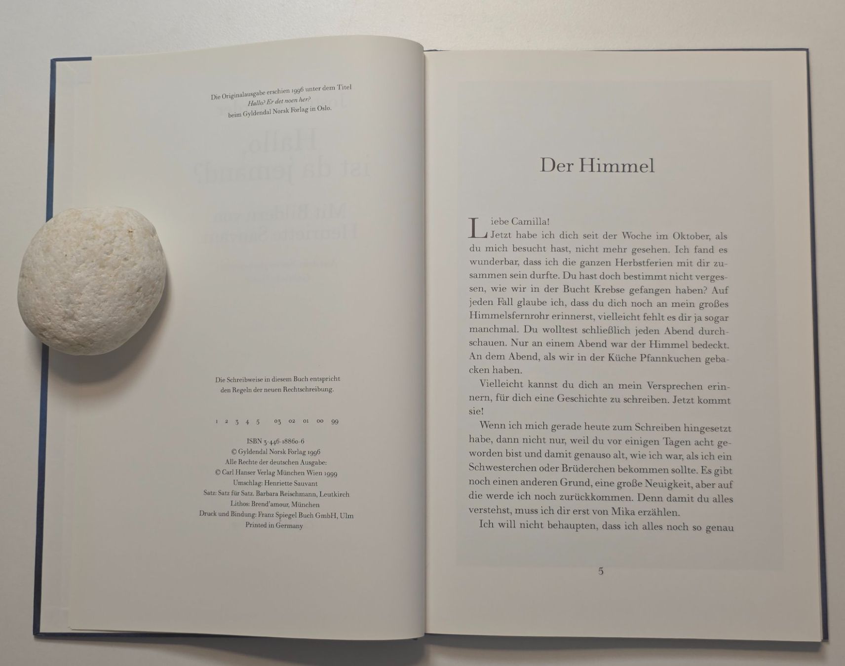 Bücher: Jostein Gaarder: Hallo, ist da jemand? – Neu (gemäss Beschreibung) aus Dürnten von Bachtelrider_ 5