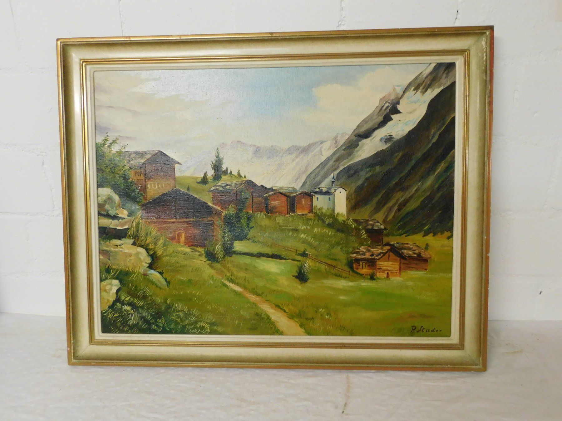 Dipinti: Gemälde Öl Bild Signiert P . Studer – Usato da sursee venduto da trilli-tralli 6