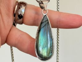 Collier Labradorite - Été étincelant!