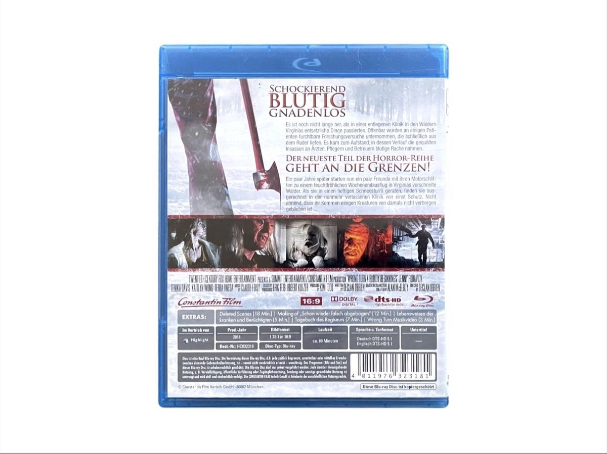 Alle DVDs: Horror Bluray Set: Wrong Turn 4, Para. Activity 2, Antebellu – Gebraucht aus Luzern von woti-shop 5