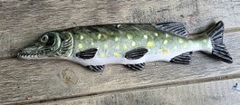 Wandfigur Fisch Lertassenkeramik handgefertigt Johnny Ekman