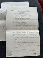 Schweiz 1841 – Eidg. Generalstab Offiziere – Militärdokument