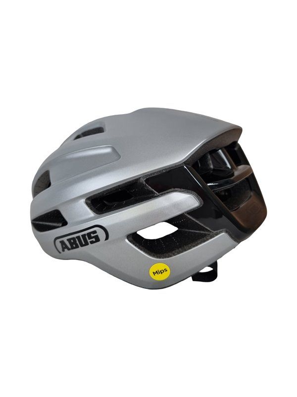 Abus Caschi: ABUS Fahrradhelm silber 57-61 cm – Nuovo (secondo la descrizione) da Wangen b. Olten venduto da Restwert_Wangen 2