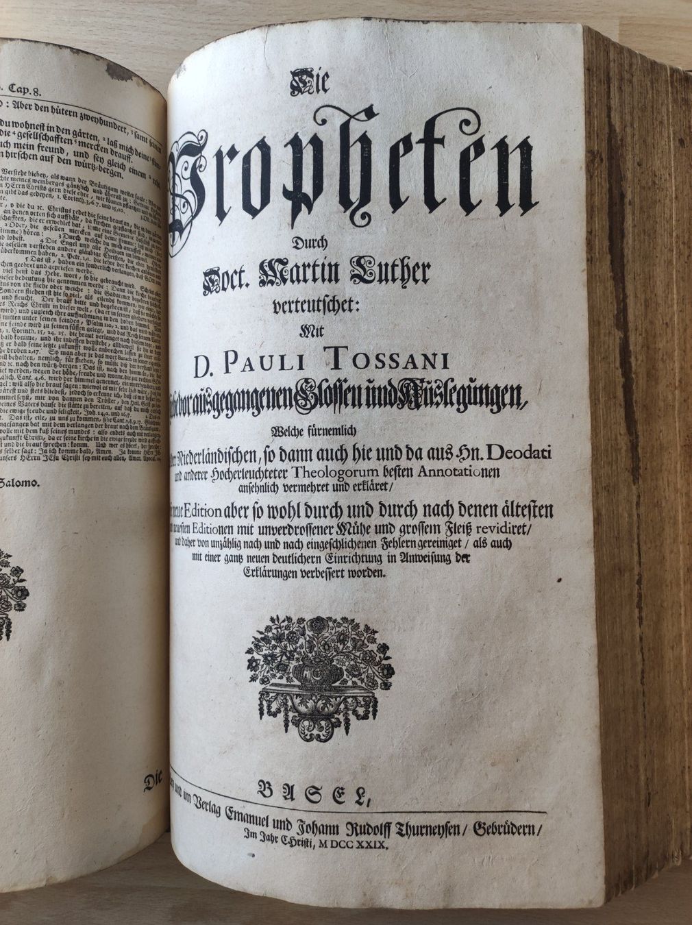 Libri: BIBLIA GERMANICA -  BASEL 1729 – Usato da Goldach venduto da Gaip 3