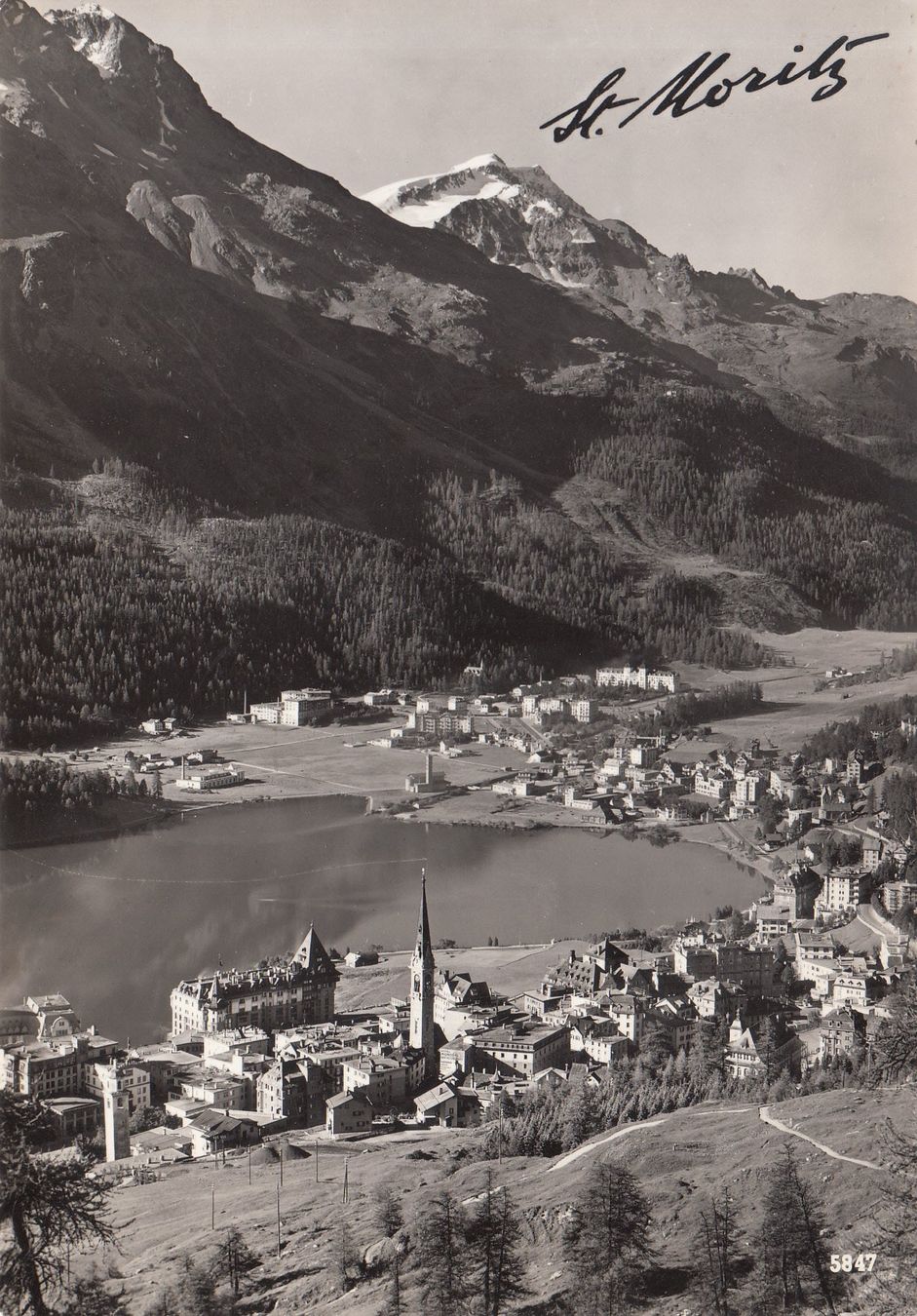 Cartoline postali: St. Moritz ca. 1960 – Usato da Bürglen TG venduto da StampGraf