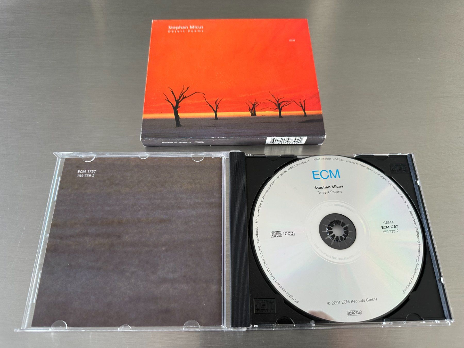 CD: ECM 1757 - STEPHAN MICUS - CD DESERT POEMS – Nuovo (secondo la descrizione) da Sion venduto da jaipur1401 4
