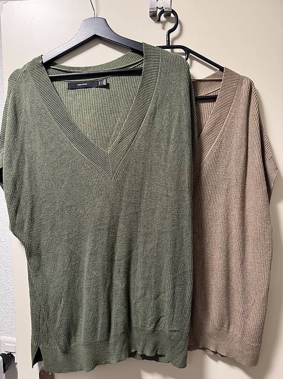 Vero Moda T-shirt: Vero Moda Damen Strickpullover Kurzarm Beige Gr. S Überga... – Usato da Zürich venduto da cha_7n8s 4