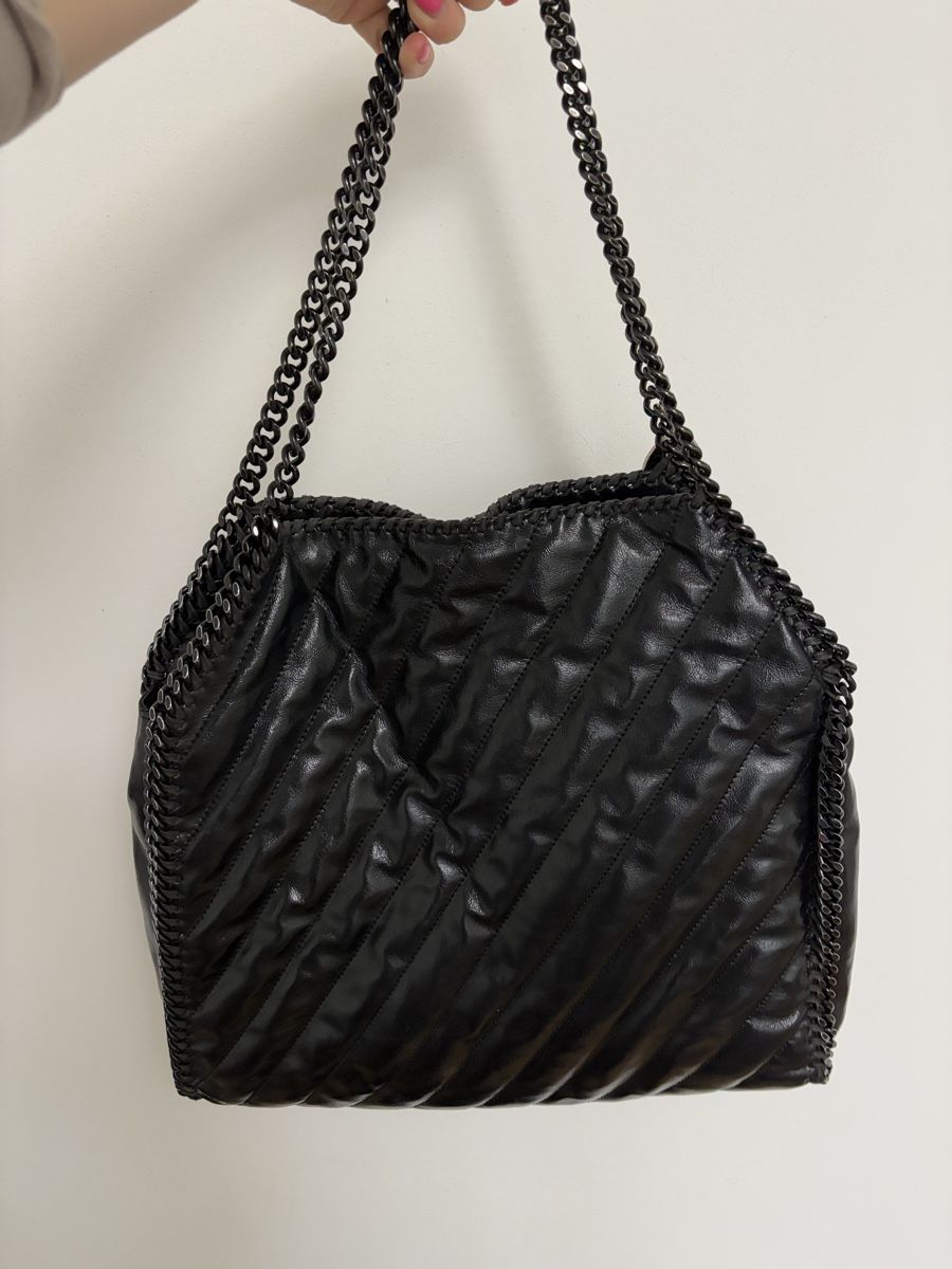 Stella McCartney Borse da donna: Stella McCartney Falabella Handtasche Schwarz gesteppt – Nuovo (secondo la descrizione) da Regensdorf venduto da secondchancefashion 2