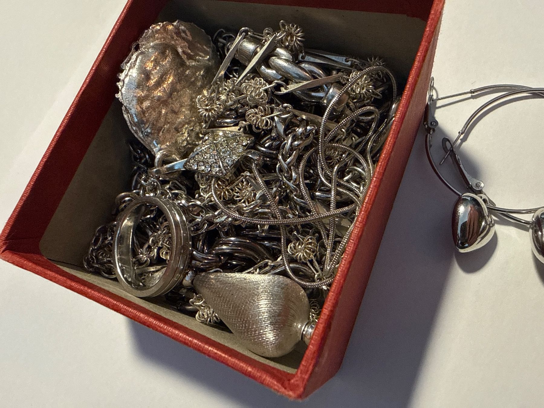 Sonstiger Schmuck: Modeschmuck-Konvolut, silber (5) – Gebraucht aus Dachsen von Lor_sch 1