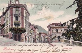 Montreux Grand Rue  1904
