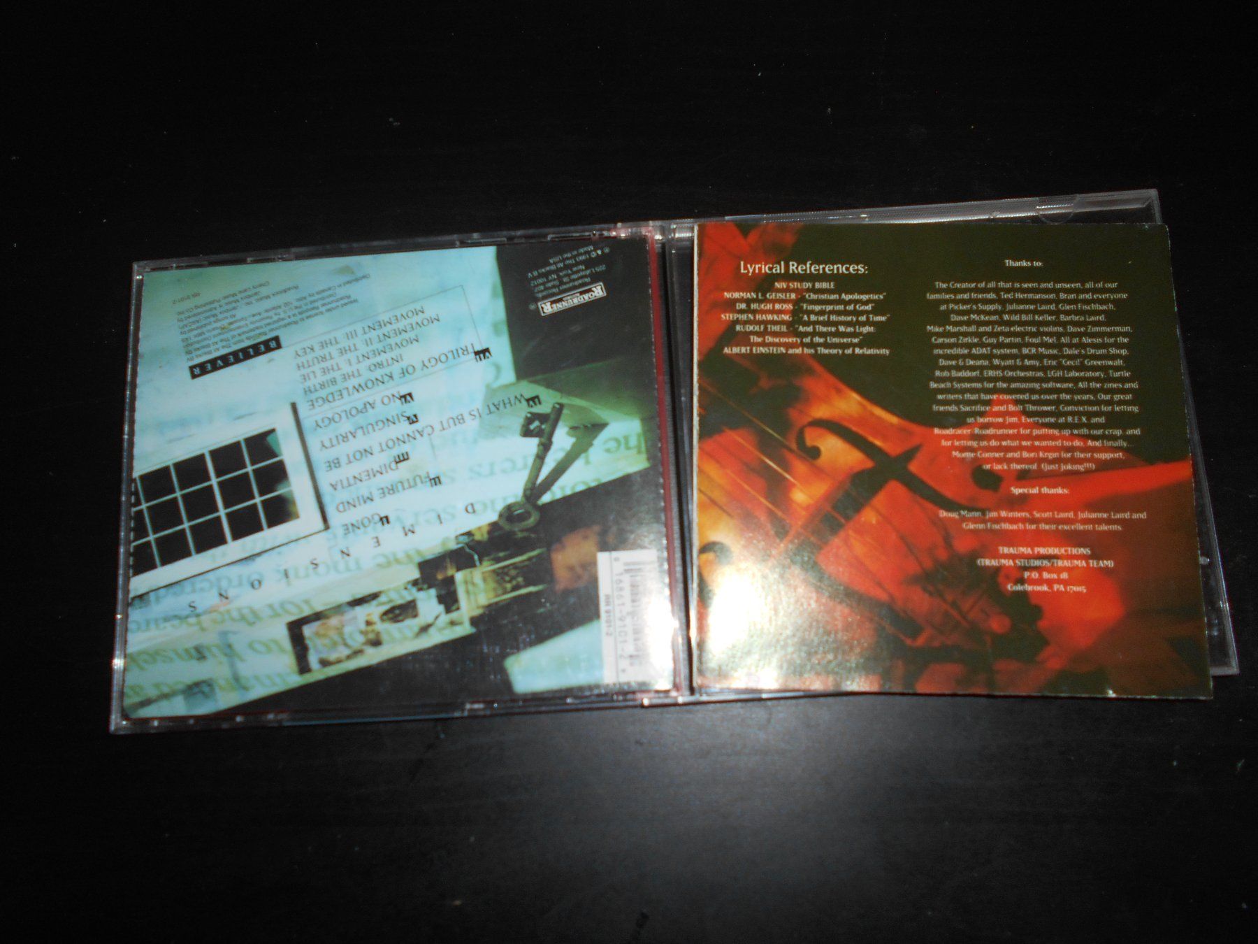 CD: Believer – Dimensions / 1993 – Usato da Aarberg venduto da witchhunter01 1