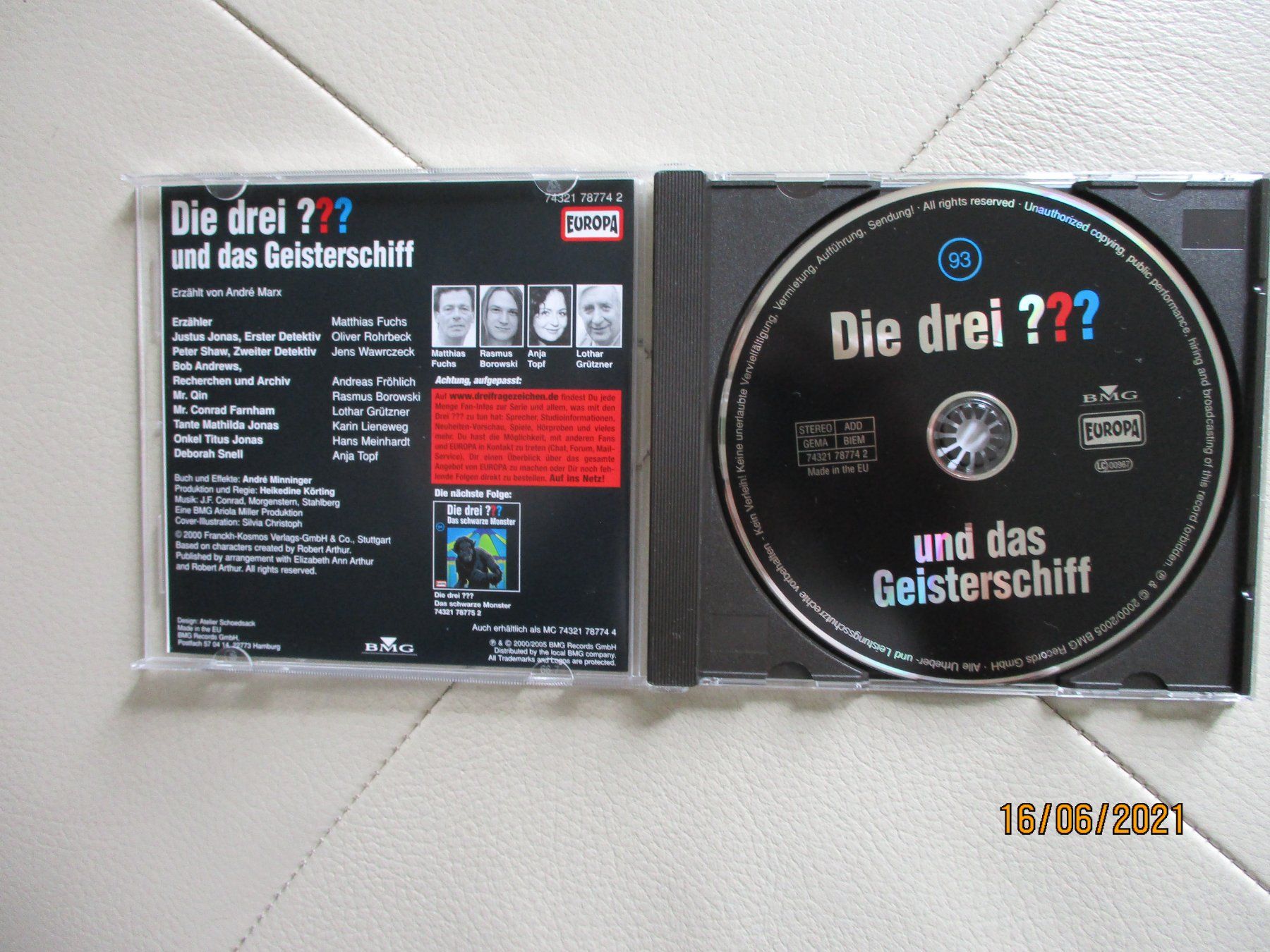 Hörbücher: Die drei Fragezeichen Folge 93 – Gebraucht aus Liestal von Disc-Point 1