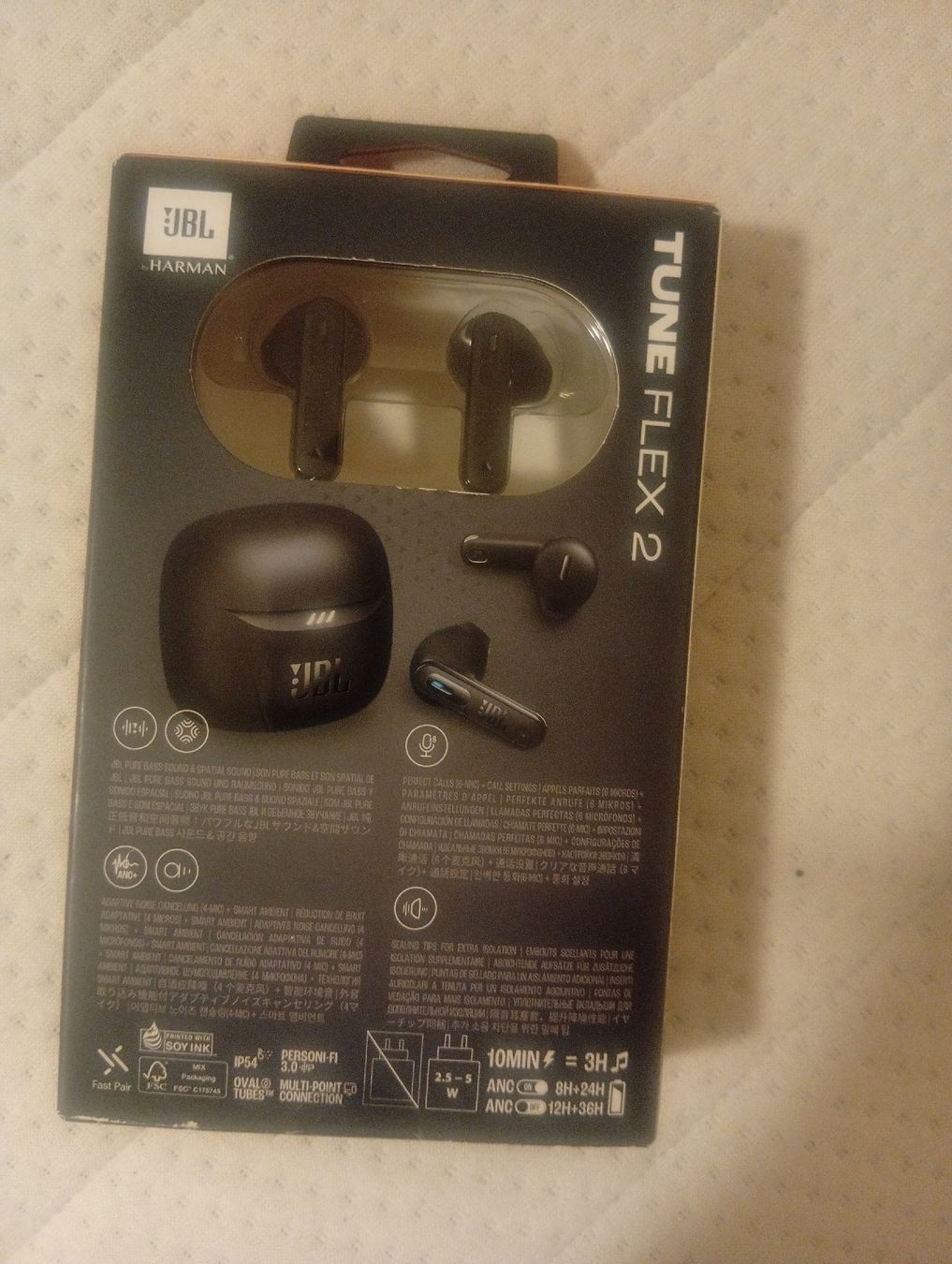 JBL Cuffie: JBL TUNE FLEX 2 Zero Noise Headphones Black new – Nuovo e nell'imballaggio originale da wattwil venduto da pel_qh26 2
