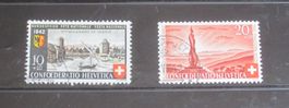 PP 1942 2000 J. Genf, Wehrmännerdenkmal ganzer Satz gest.