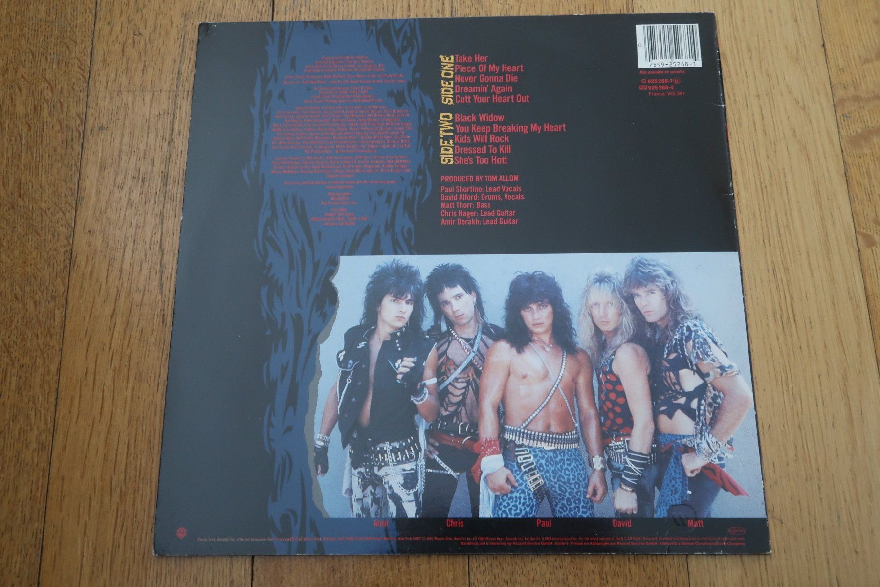 Dischi in vinile: ROUGH CUTT - ST - PAUL SHORTINO - VINYL LP – Usato da Basel venduto da Patiscat 1